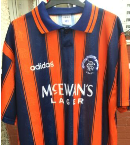 rangers 1993 shirt